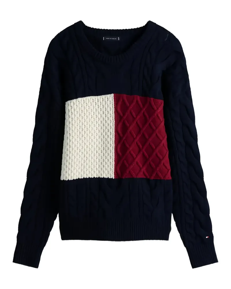 Tommy Hilfiger cable-knit sweater - Blau Blau