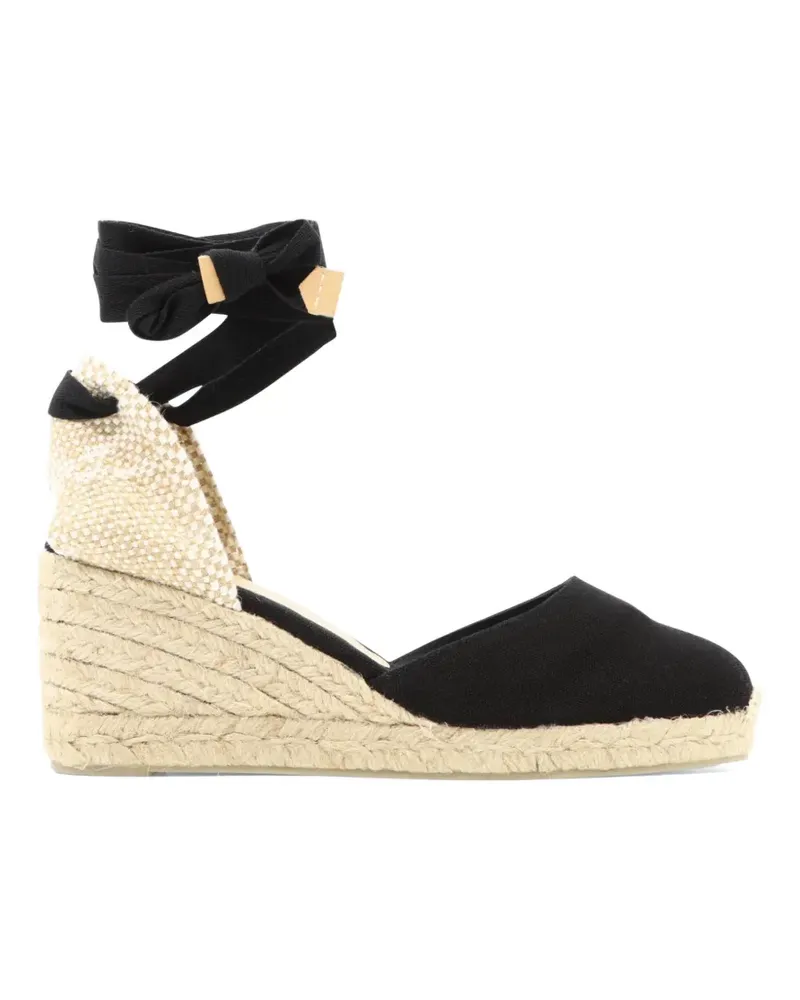 Castañer Carina wedge espadrilles - Schwarz Schwarz