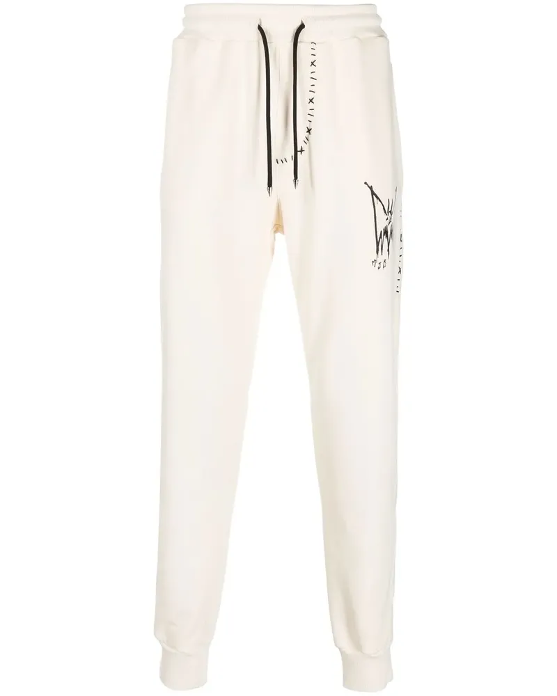 MJB Jogginghose mit grafischem Print - Nude Nude