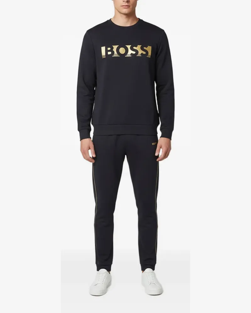 HUGO BOSS Jogginganzug mit Logo-Print - Blau Blau