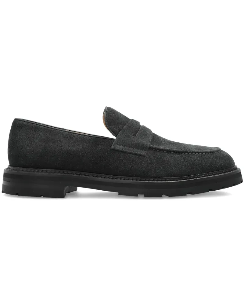 Eleventy Penny-Loafer aus Wildleder - Blau Blau
