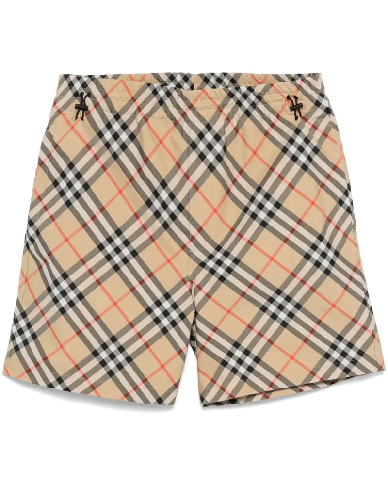 Burberry Shorts mit Vintage Check-Muster - Nude Nude