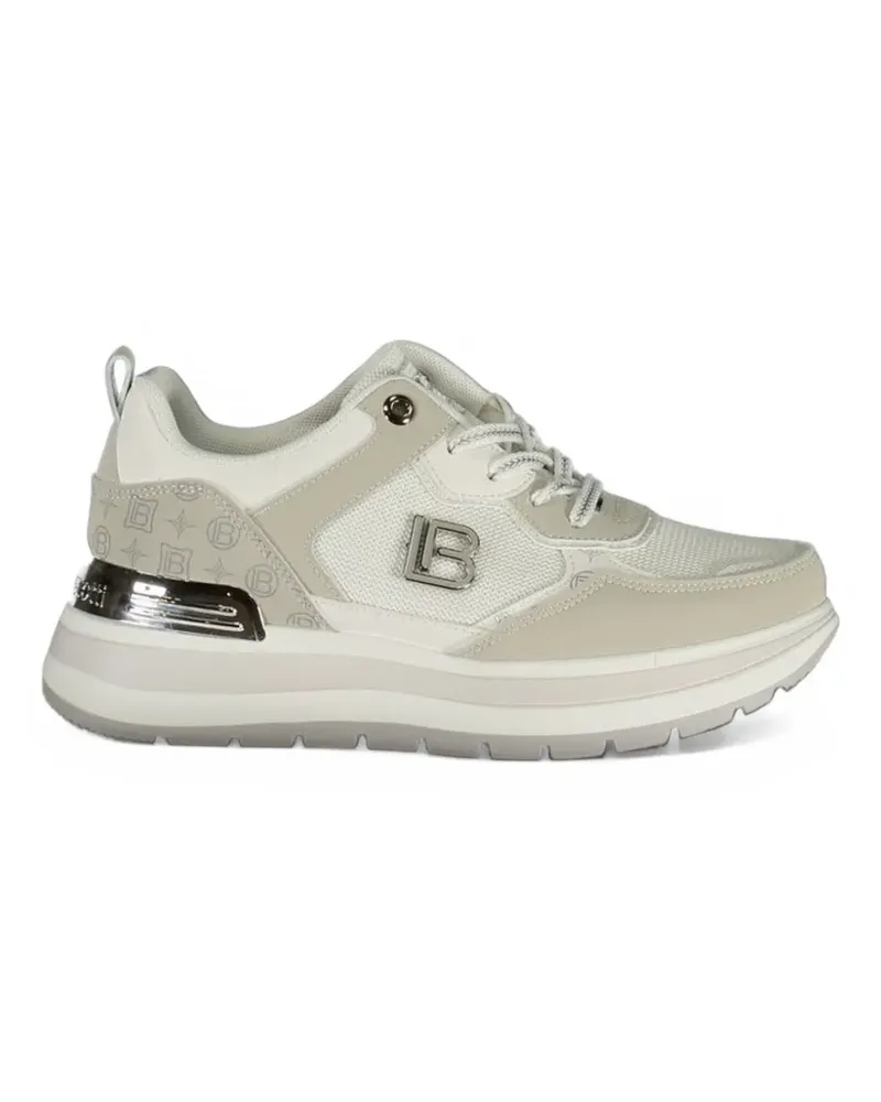 Laura Biagiotti Sneakers mit Monogramm-Print - Weiß Weiß