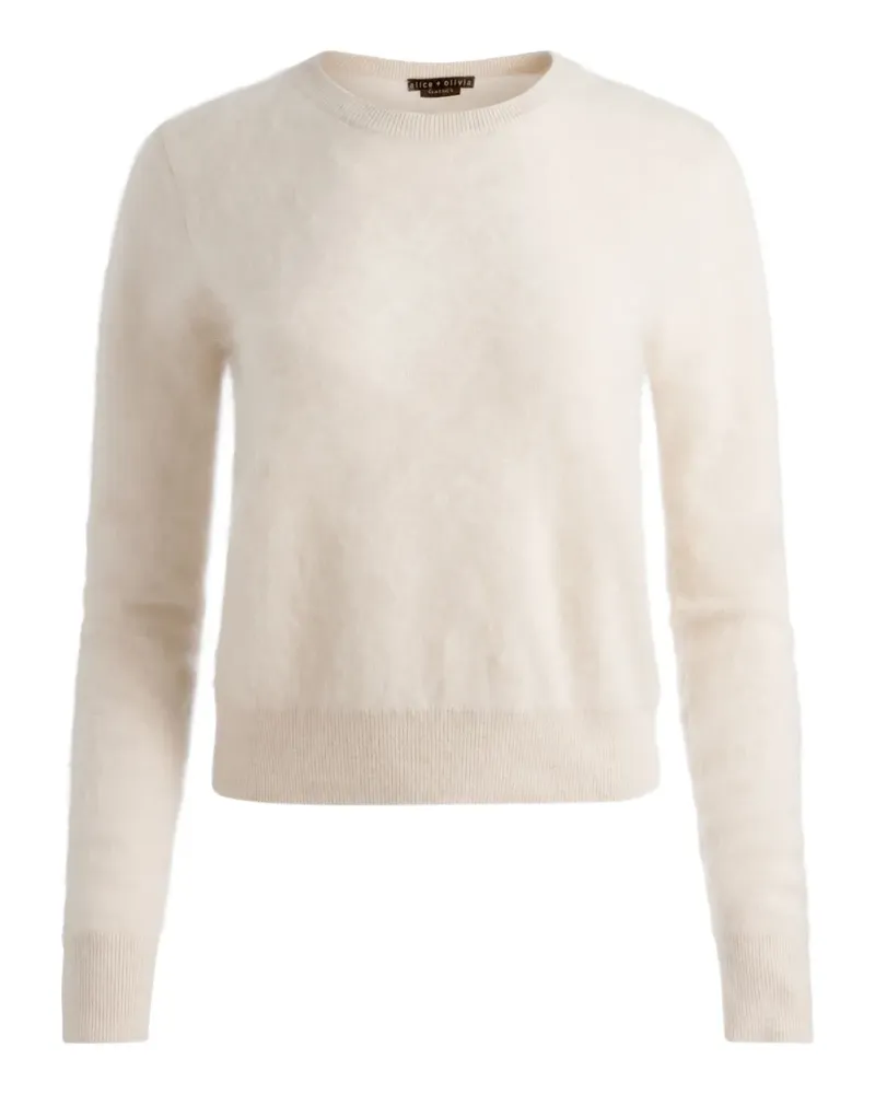 Alice + Olivia Carolee Pullover mit rundem Ausschnitt - Nude Nude