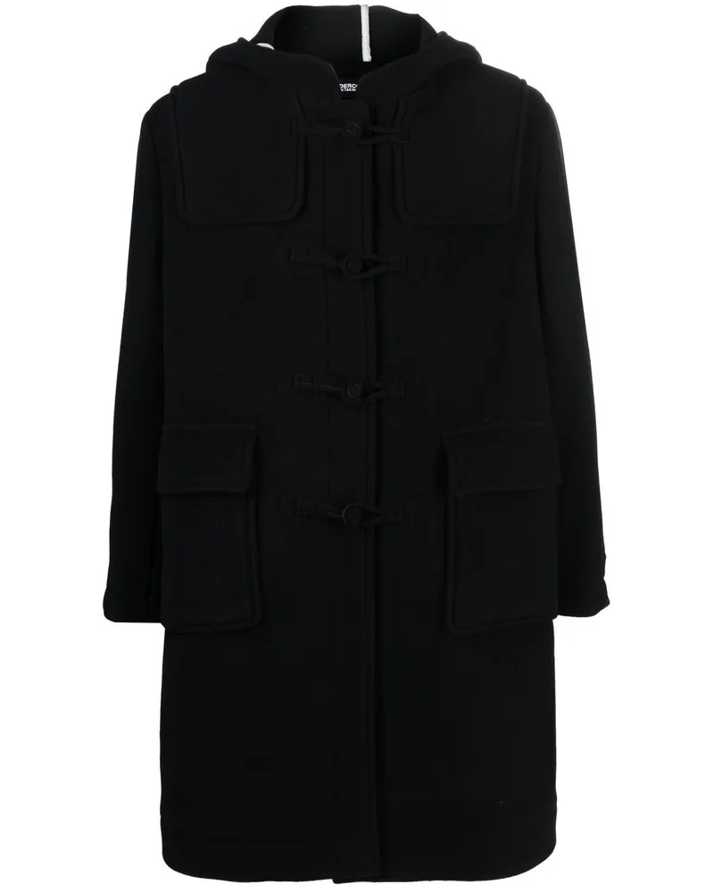 Undercover Mittellanger Dufflecoat Schwarz