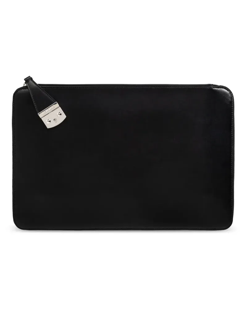 Dsquared2 Aktentasche aus Leder - Schwarz Schwarz
