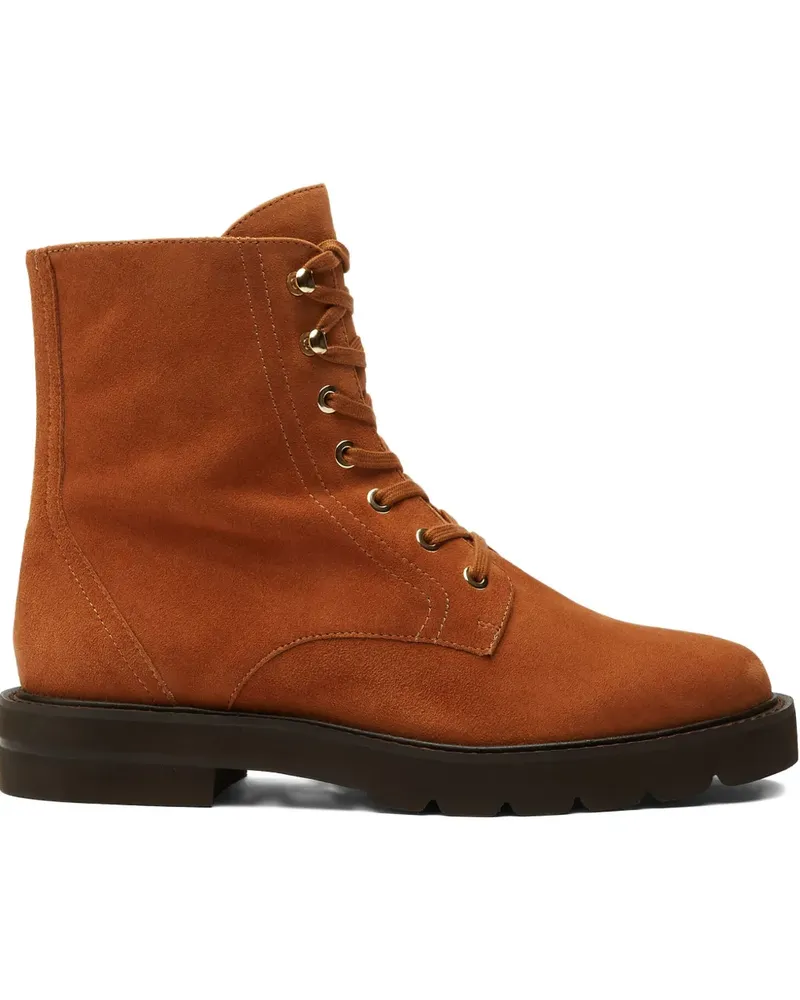 Stuart Weitzman Mila Lift Schnürstiefel - Braun Braun