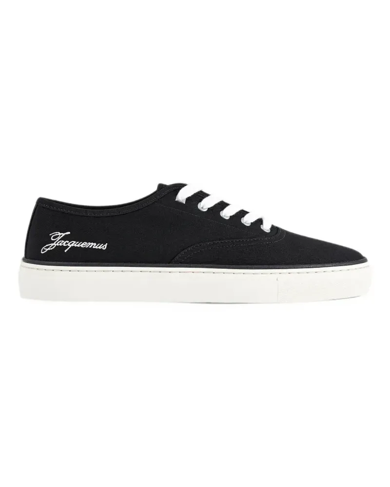 Jacquemus The Féfé logo-embroidered sneakers - Schwarz Schwarz