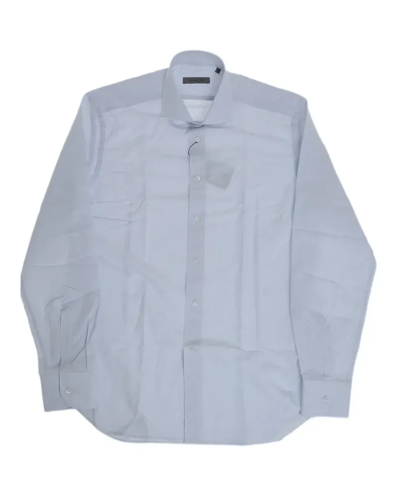Corneliani French collar long-sleeve shirt - Blau Blau