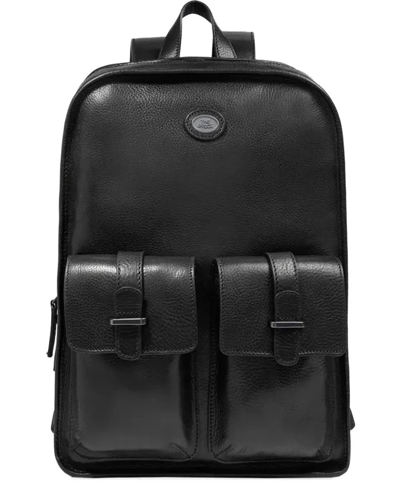 The Bridge Isaia backpack - Schwarz Schwarz