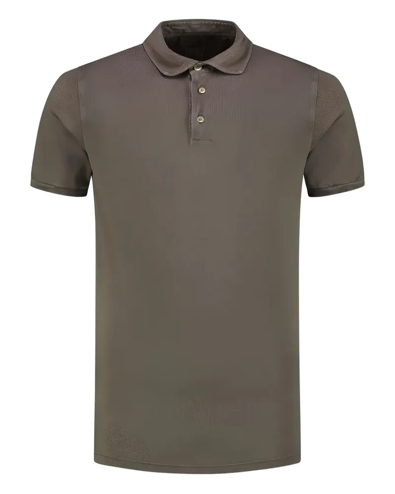 Fedeli Kurzärmeliges Poloshirt - Braun Braun