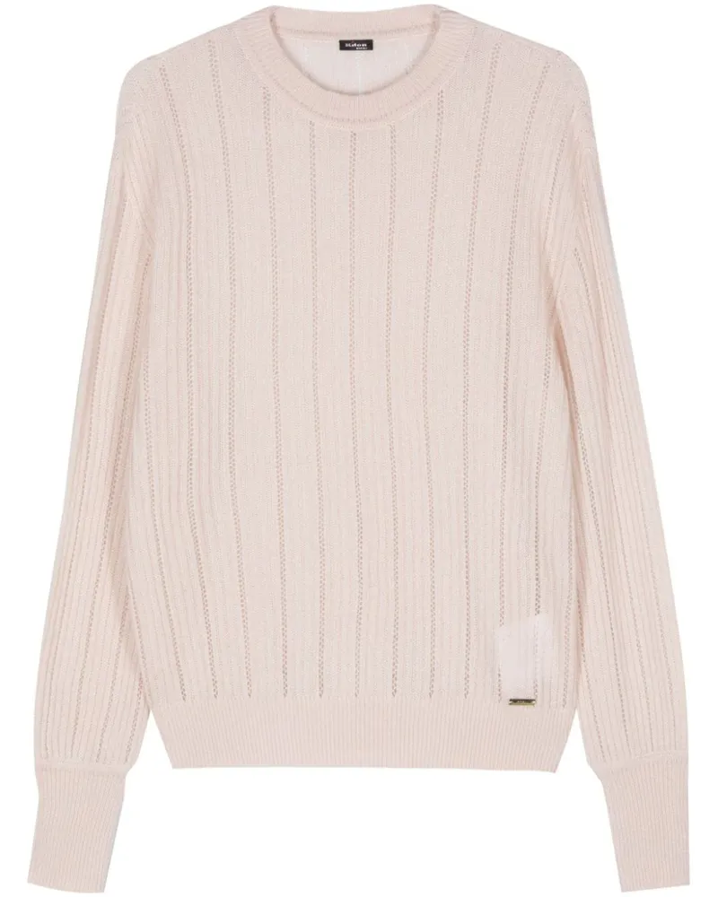 Kiton Pullover mit Pointelle-Detail - Nude Nude