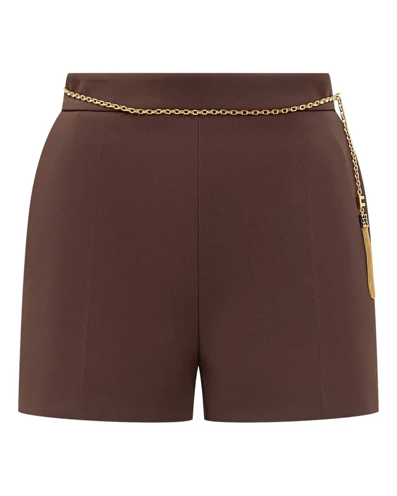 Elisabetta Franchi chain pocket shorts - Braun Braun