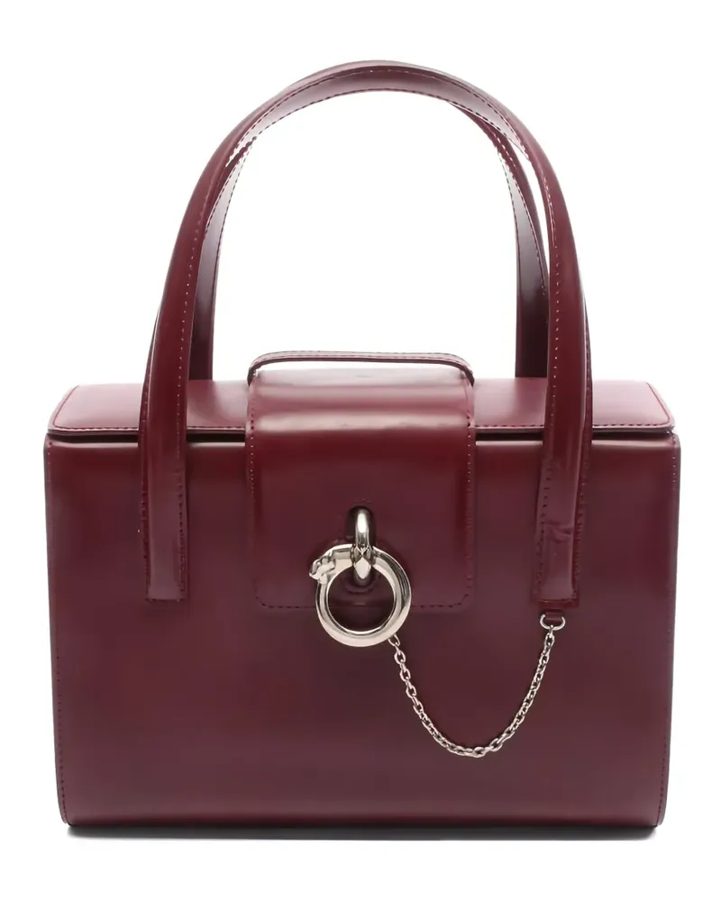 Cartier 2000s Panthère leather tote bag - Rot Rot