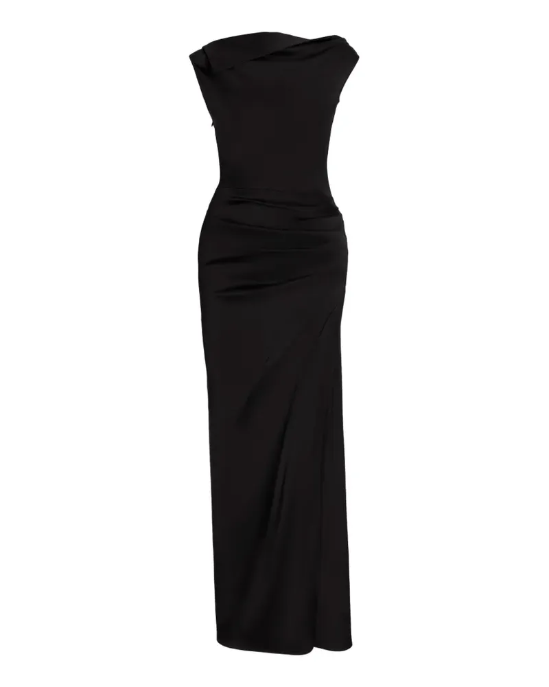 Proenza Schouler Isaline Kleid aus Kreppsatin - Schwarz Schwarz