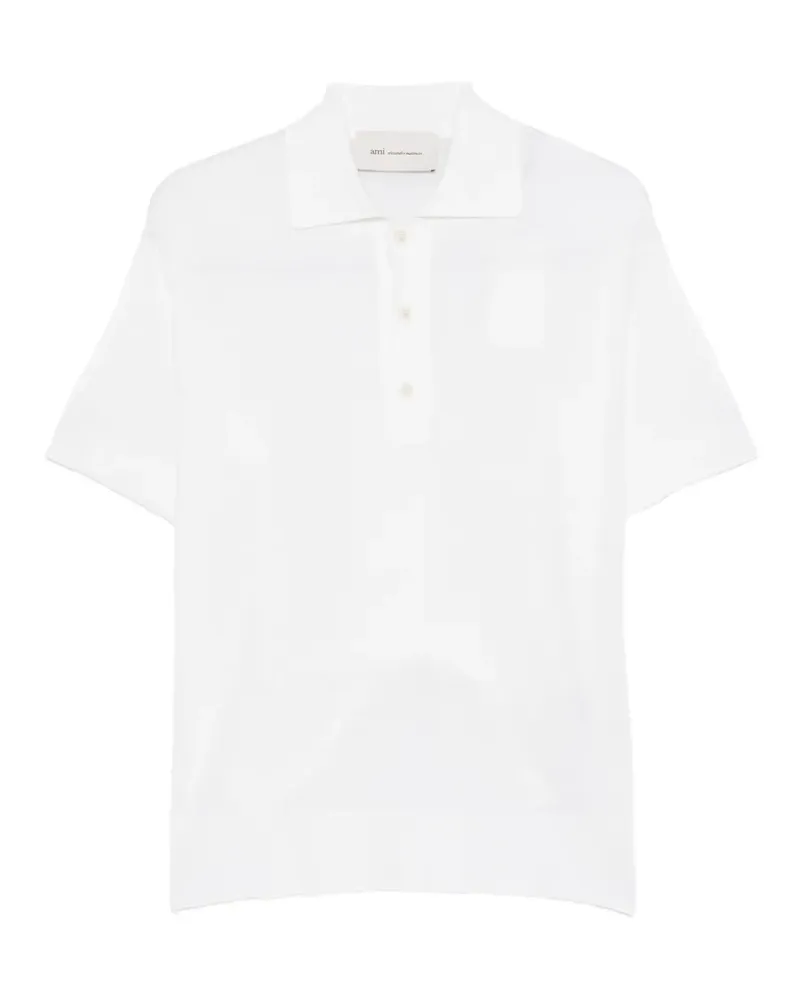 AMI Paris button polo shirt - Weiß Weiß