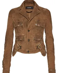 Dsquared2 Klassische Cordjacke Braun