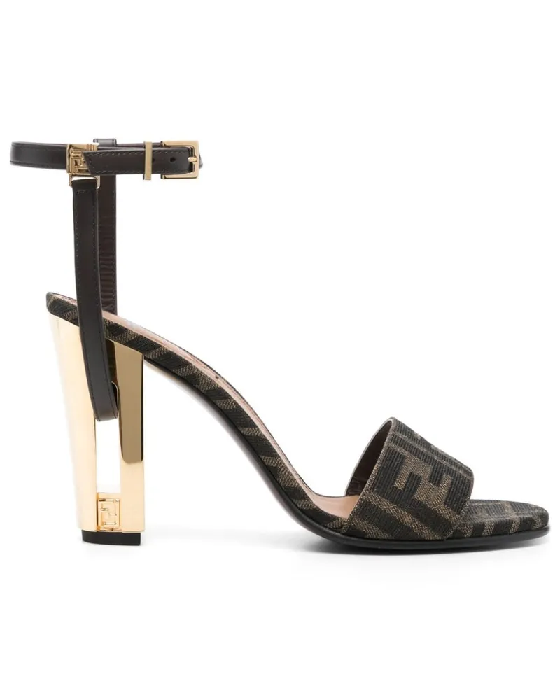 Fendi Zucca Sandalen - Braun Braun