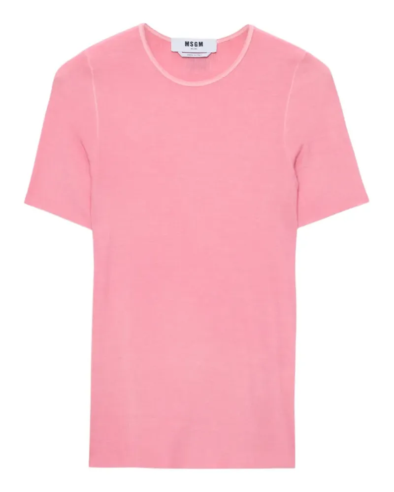 MSGM short-sleeve T-shirt - Rosa Rosa
