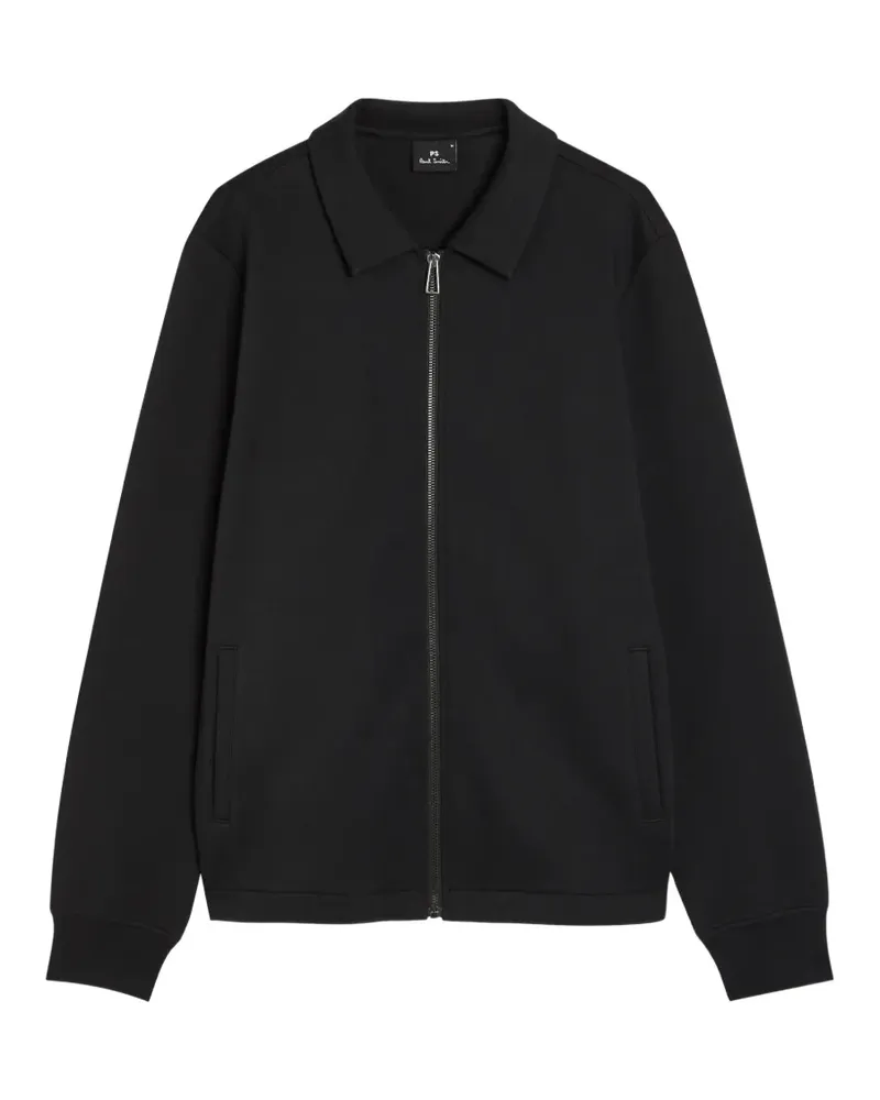 Paul Smith zip-up spread-collar cardigan - Schwarz Schwarz