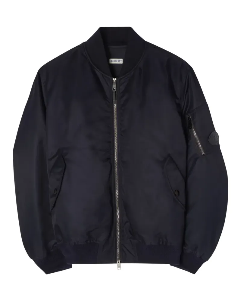 Burberry nylon Heston bomber jacket - Blau Blau