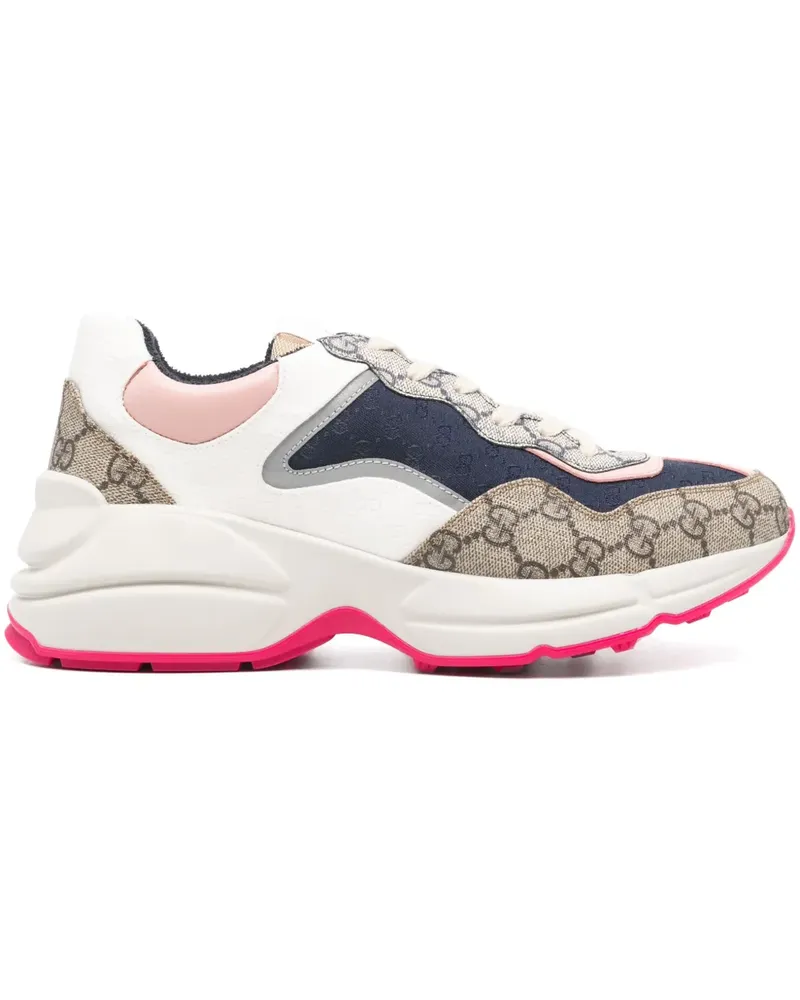 Gucci Rhyton Sneakers - Nude Nude
