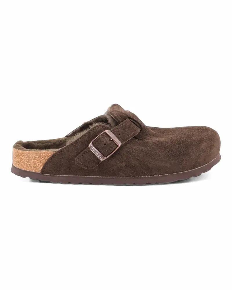 Birkenstock Boston shearling mules - Braun Braun