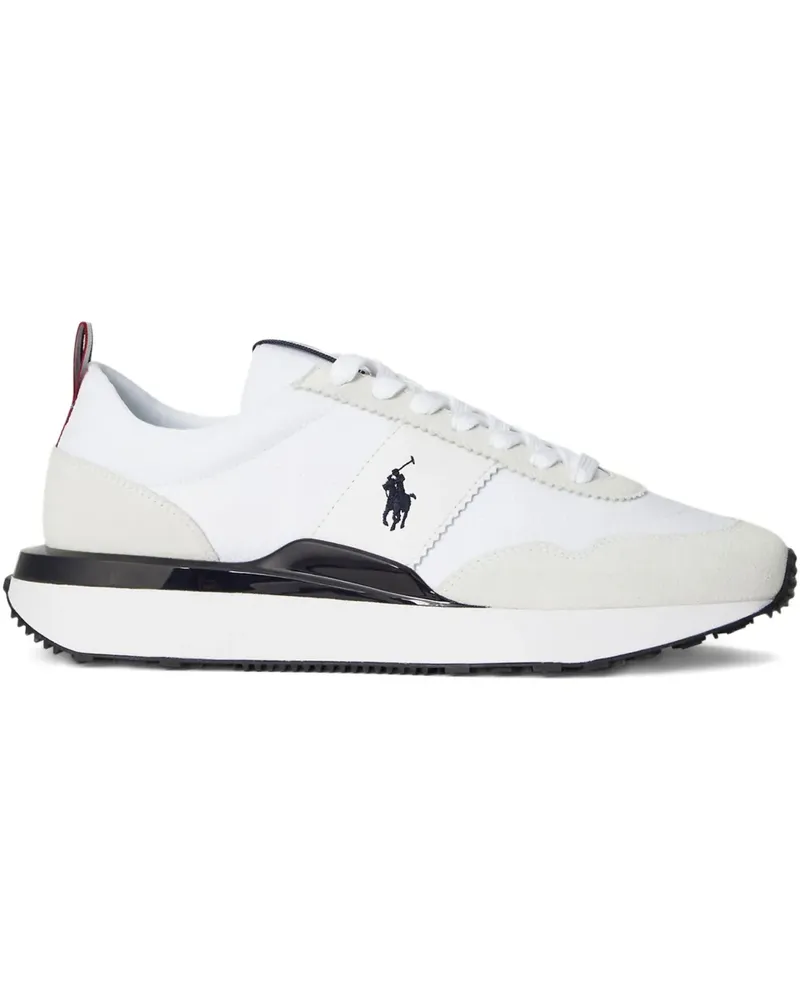 Ralph Lauren Train 89 Oxford-Sneakers aus Wildleder - Weiß Weiß