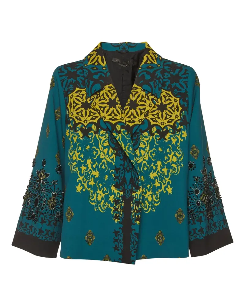 Marina Rinaldi notched-lapel blazer - Grün Grün
