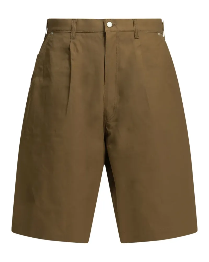Comme des Garçons pleated-front pocket-detail shorts - Braun Braun