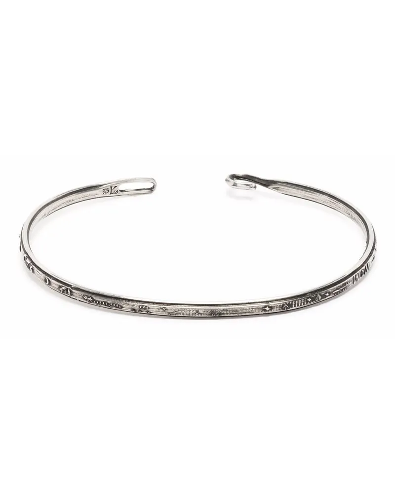 WERKSTATT:MÜNCHEN Klassische Armspange - Silber Silber