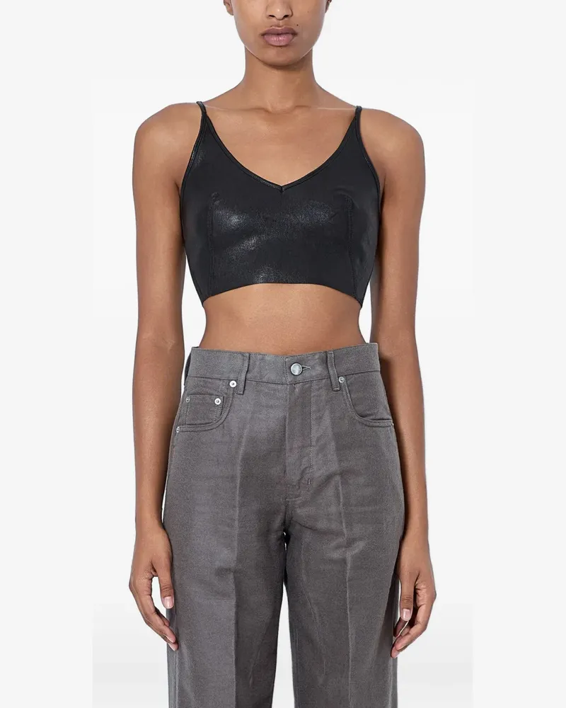 Rick Owens Oberteil mit V-Ausschnitt - Schwarz Schwarz
