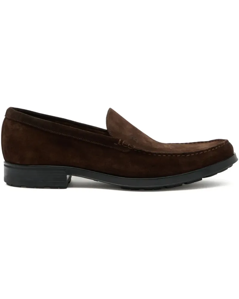 Bally Odeny Loafer aus Wildleder - Braun Braun