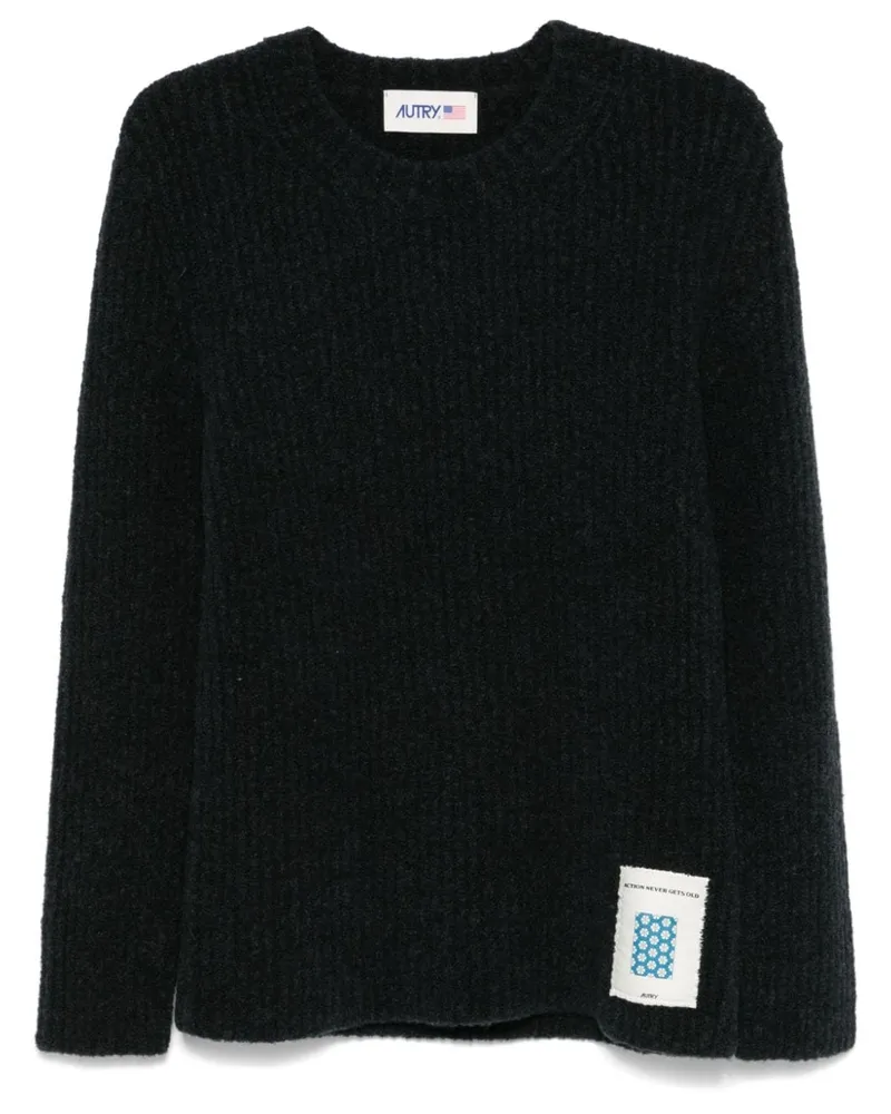 AUTRY Gerippter Pullover - Grau Grau