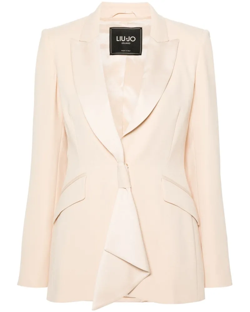 Liu Jo Krepp-Blazer - Nude Nude