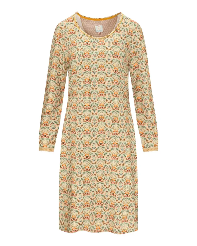 PiP Studio Nachthemd mit Blumen-Print - Nude Nude