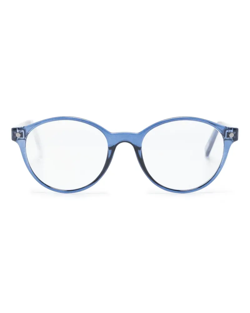 SNOB Milano Cicinin Brille mit getönten Clip-On-Gläsern - Blau Blau