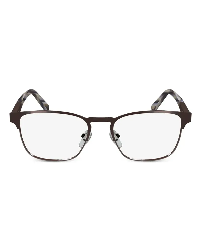 Calvin Klein Brille mit eckigem Gestell - Braun Braun