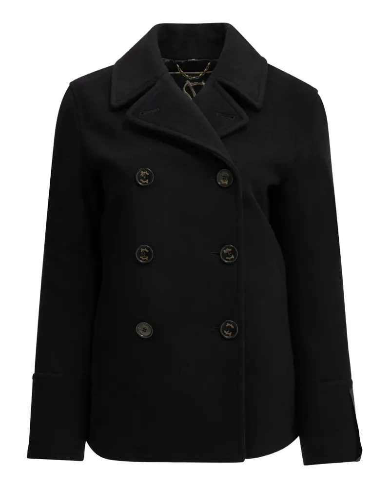 Sealup double-breasted coat - Schwarz Schwarz