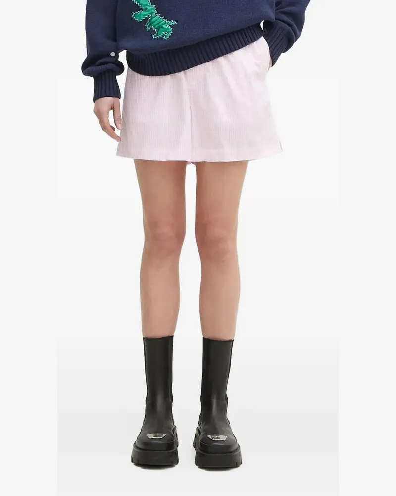 Fiorucci Shorts mit Schachbrettmuster - Rosa Rosa