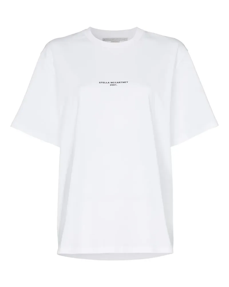 Stella McCartney T-Shirt mit Logo - Weiß Weiß