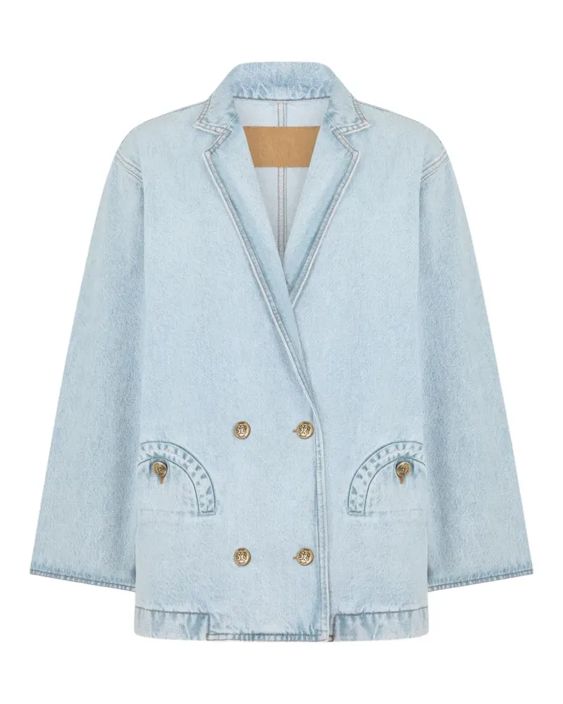 Blazé Milano Cory double-breasted pocket jacket - Blau Blau