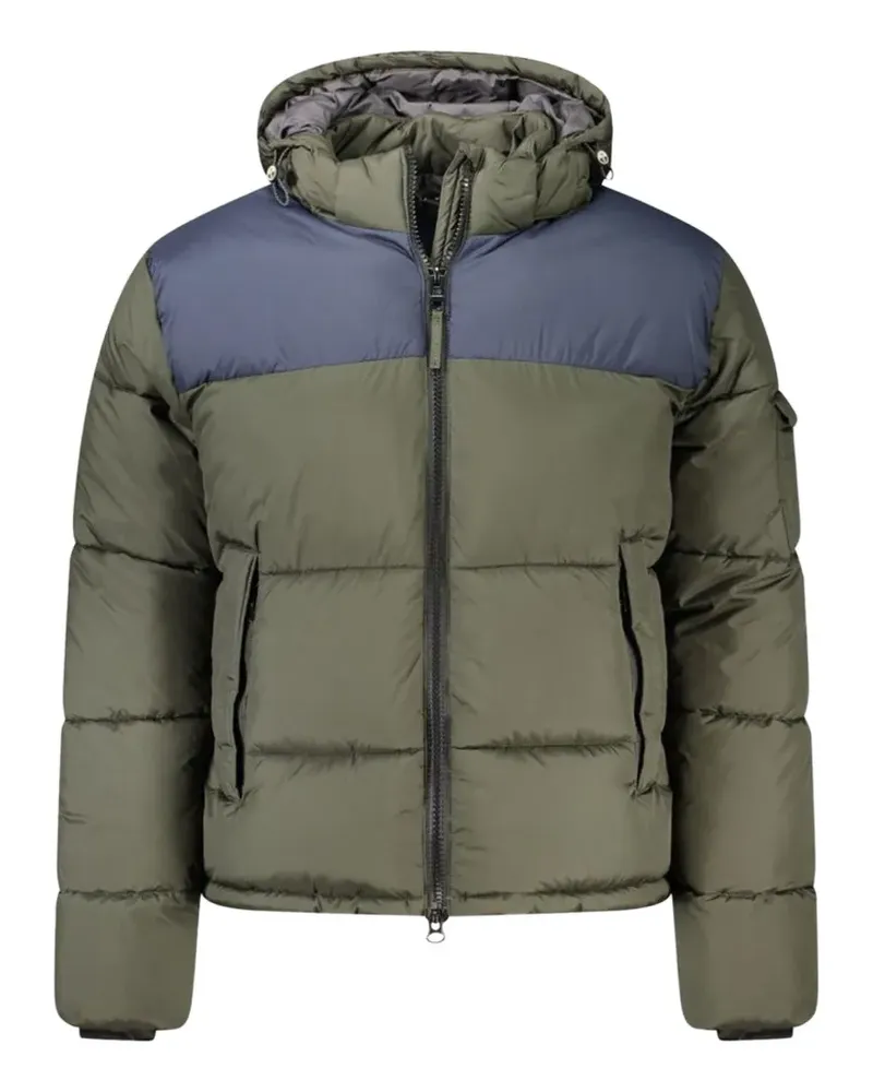 North Sails colour-block puffer jacket - Grün Grün