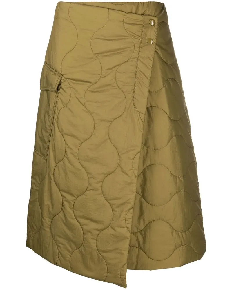 Woolrich Gesteppter Wickelrock - Grün Grün