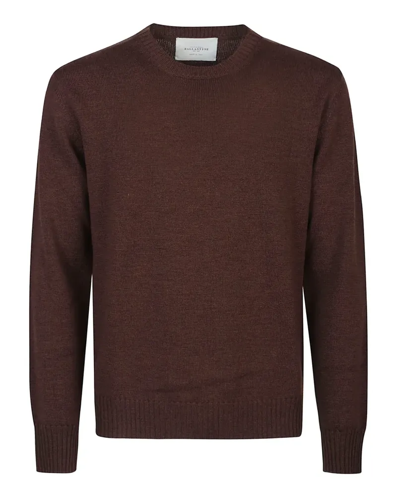 Ballantyne Pullover mit rundem Ausschnitt - Braun Braun