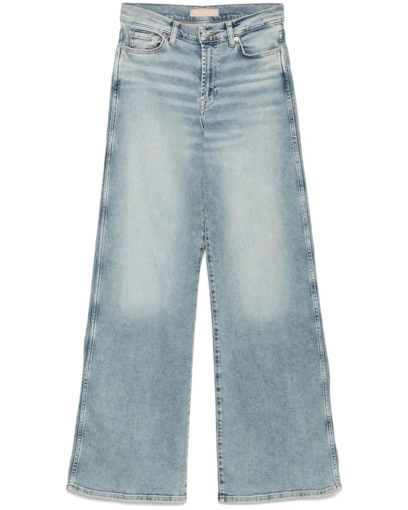 7 for all mankind Lotta Jeans mit weitem Bein - Blau Blau