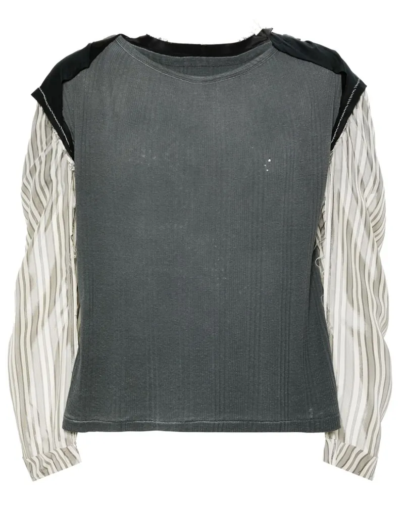 Maison Margiela Décortiqué T-Shirt - Grau Grau