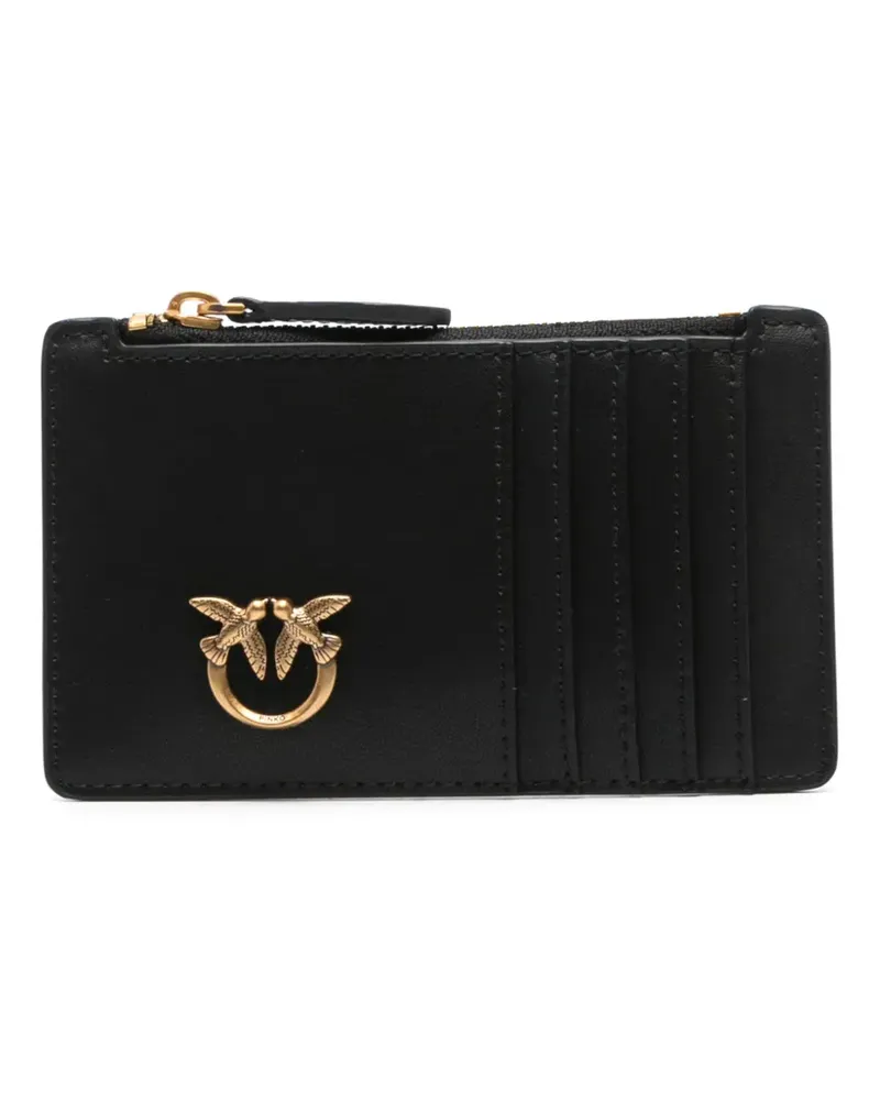 Pinko Portemonnaie mit Logo - Schwarz Schwarz