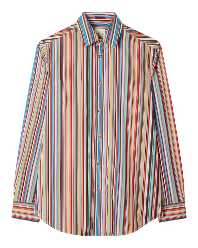 Paul Smith Signature Stripe' Popeline-Hemd - Nude Nude