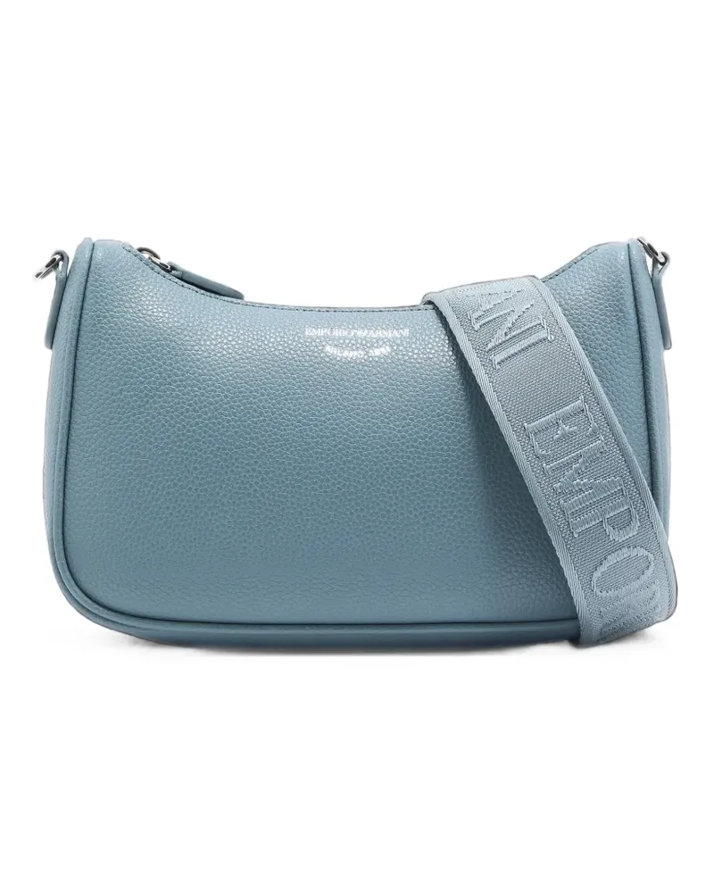 Emporio Armani Umhängetasche mit Logo-Riemen - Blau Blau
